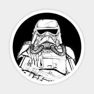 Space War Mud Trooper (Dark Mode) Magnet